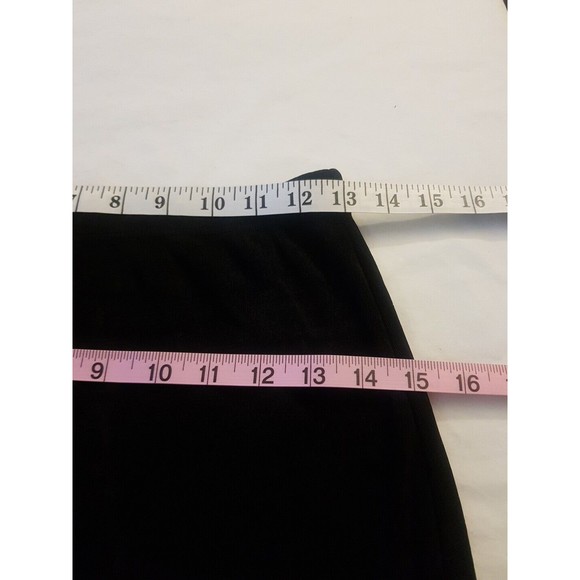 Limited Womens Skirt Maxi Black Slit Size Small Stretch Long Pencil Y2k - Picture 8 of 10